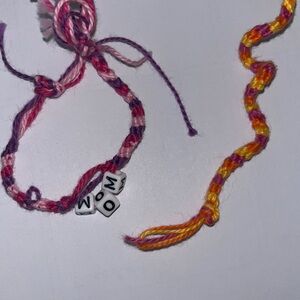 Homemade bracelets